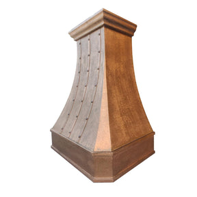 Fobest Handmade Custom Vintage Copper Range Hood FCP-117 - Fobest Appliance