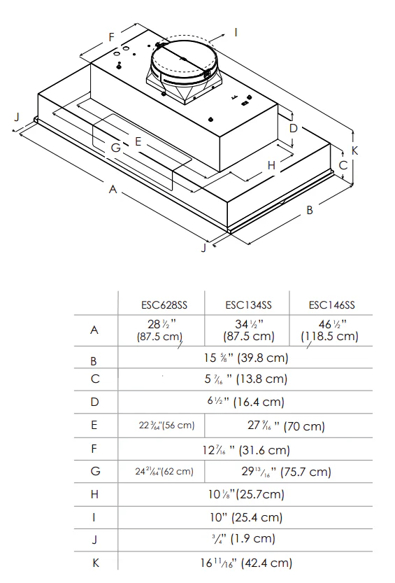 Fobest Instock Custom White Stainless Steel Range Hood FSS-246 (48"W x 39"H x 21"D)