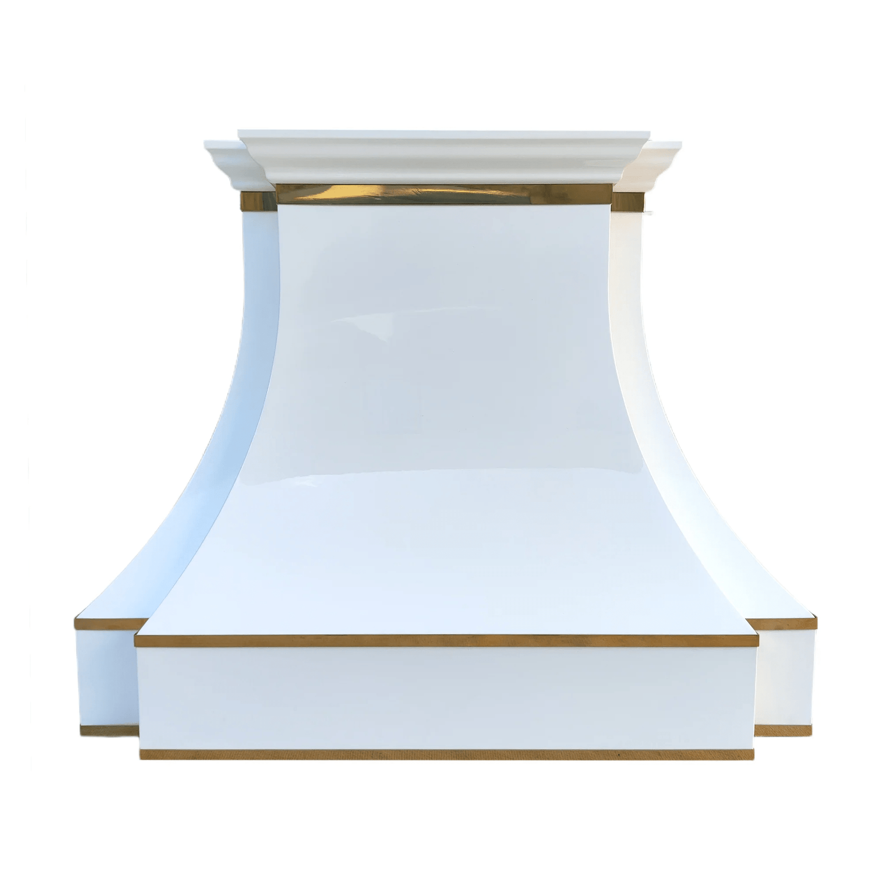 Fobest Instock Custom White Stainless Steel Range Hood FSS-246 (48"W x 39"H x 21"D)