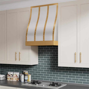 Fobest Custom Range Hood with Wavy Design