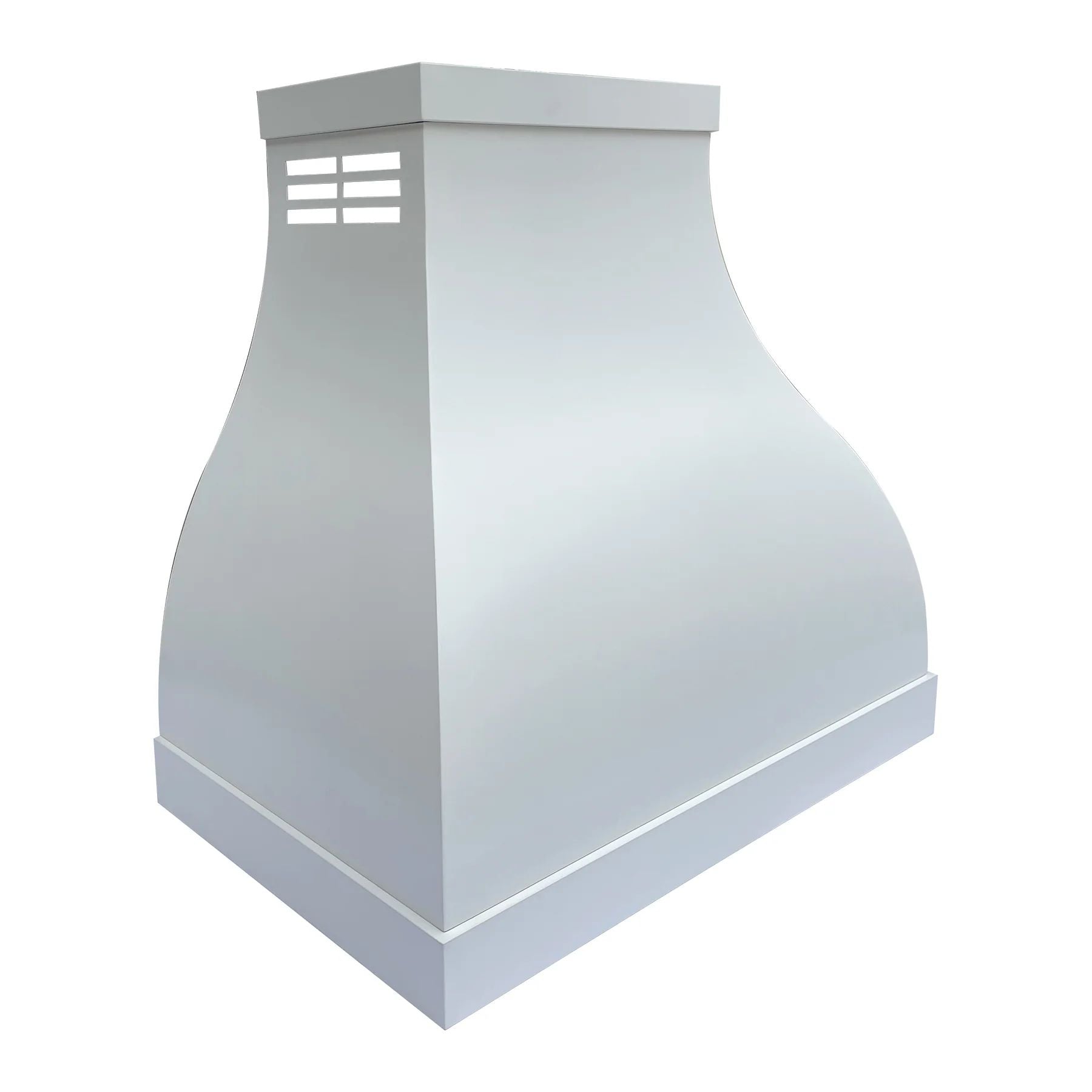 Fobest Instock White Stainless Steel Ductless Range Hood FSS-12 (40"W x 39"H x 25"D) - Fobest Appliance