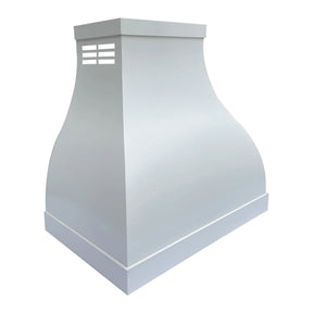 Fobest Instock White Stainless Steel Ductless Range Hood FSS-12 (40"W x 39"H x 25"D) - Fobest Appliance