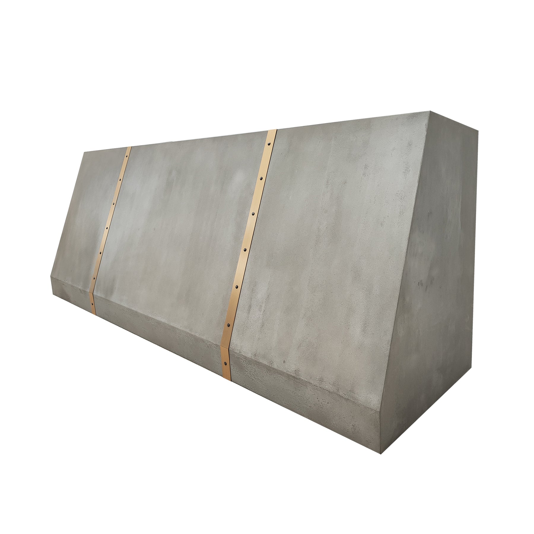 Fobest Zinc Range Hood with Brass Straps FSS-244