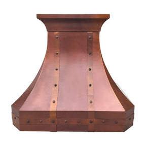 Fobest Fire Copper Range Hood with Straps FCP-227