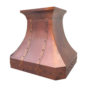 Fobest Fire Copper Range Hood with Straps FCP-227