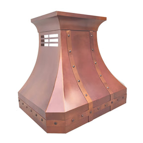 Fobest Fire Copper Range Hood with Straps FCP-227