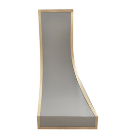 Fobest Stainless Steel Vent Hood with Brass Edge FSS-228