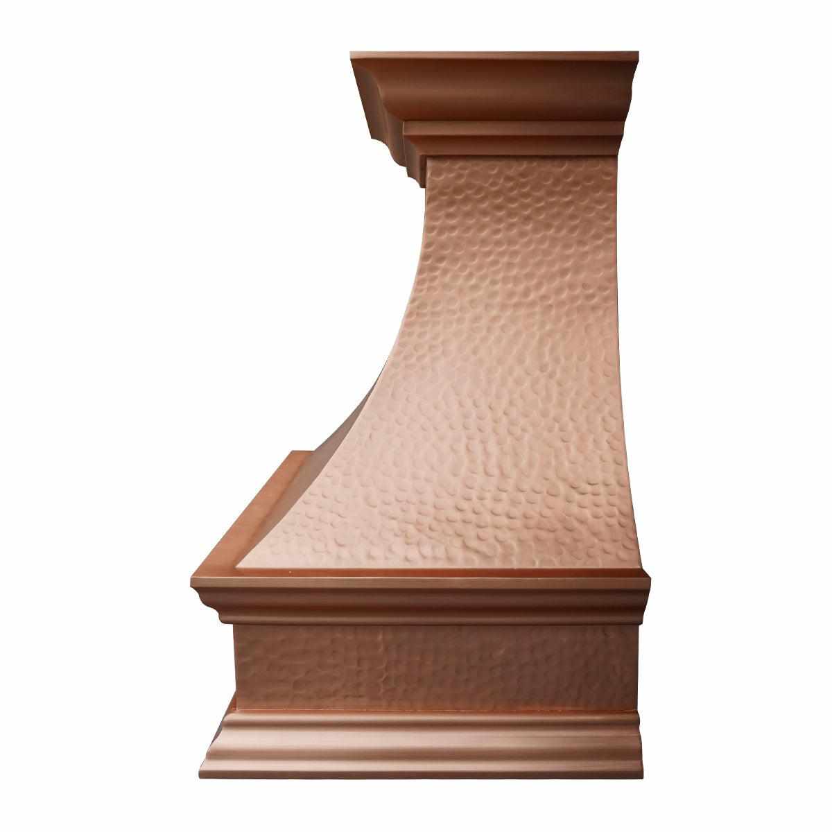 Fobest Handmade Custom Antique Copper Range Hood FCP-123 - Fobest Appliance