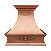 Fobest Handmade Custom Antique Copper Range Hood FCP-123 - Fobest Appliance