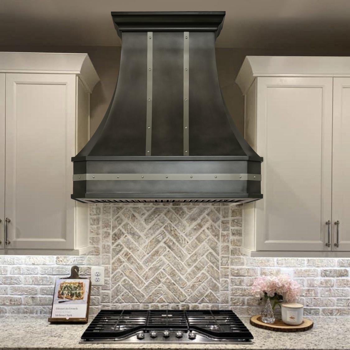 Fobest Zinc Range Hood with Stainless Steel Straps FSS-290