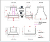 Fobest Copper Range Hood- FA1392 Price Difference-Custom Link for Barry R Gumerove