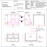 Fobest Custom Stainless Steel Range Hoods - Custom Link for Mike Foster