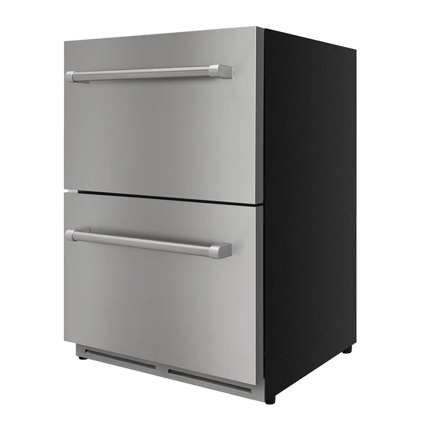 Fobest 24 Inch Stainless Steel Under Counter Refrigerator with 2 Drawers - Refrigerators-Fobest Appliance