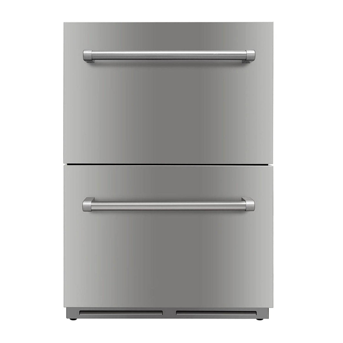 Fobest 24 Inch Stainless Steel Under Counter Refrigerator with 2 Drawers - Refrigerators-Fobest Appliance