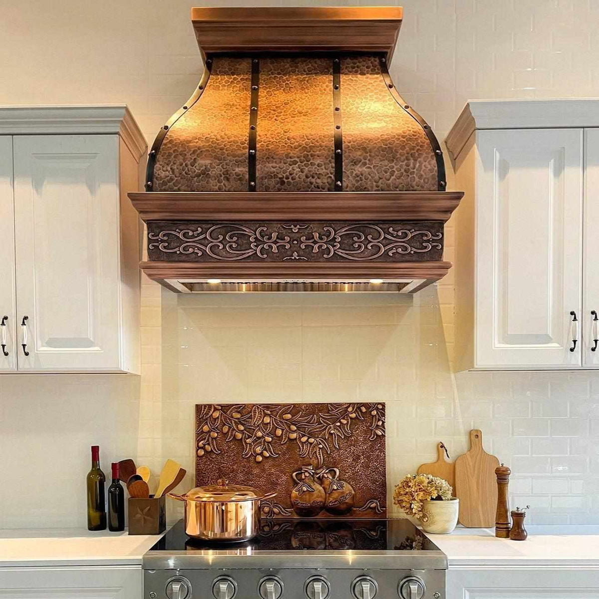 Fobest Farmhouse Custom Copper Range Hood FCP-41 - Fobest Appliance