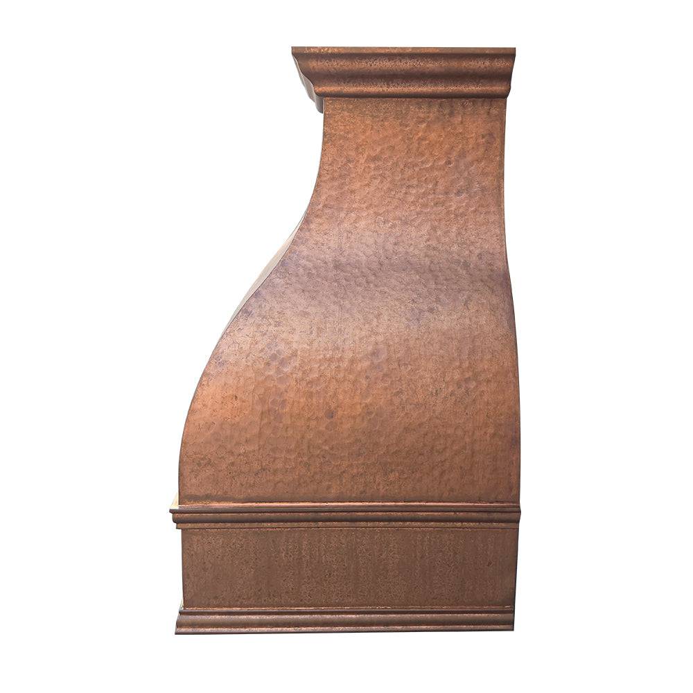 Fobest Handmade Custom Vintage Copper Range Hood FCP-111 - Fobest Appliance