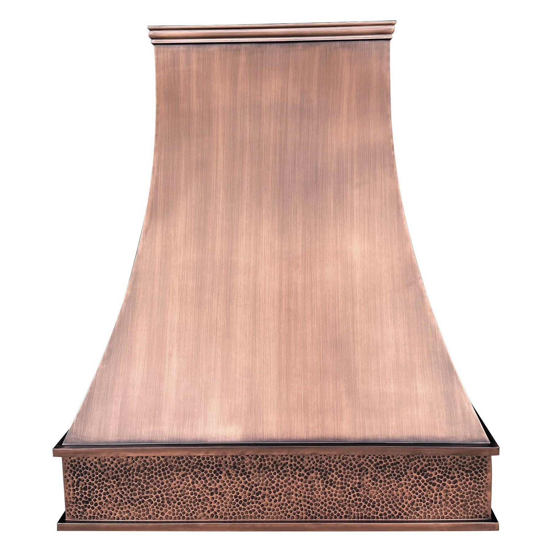 Fobest Tuscan Hammered Custom Copper Range Hood FCP-54 - Fobest Appliance