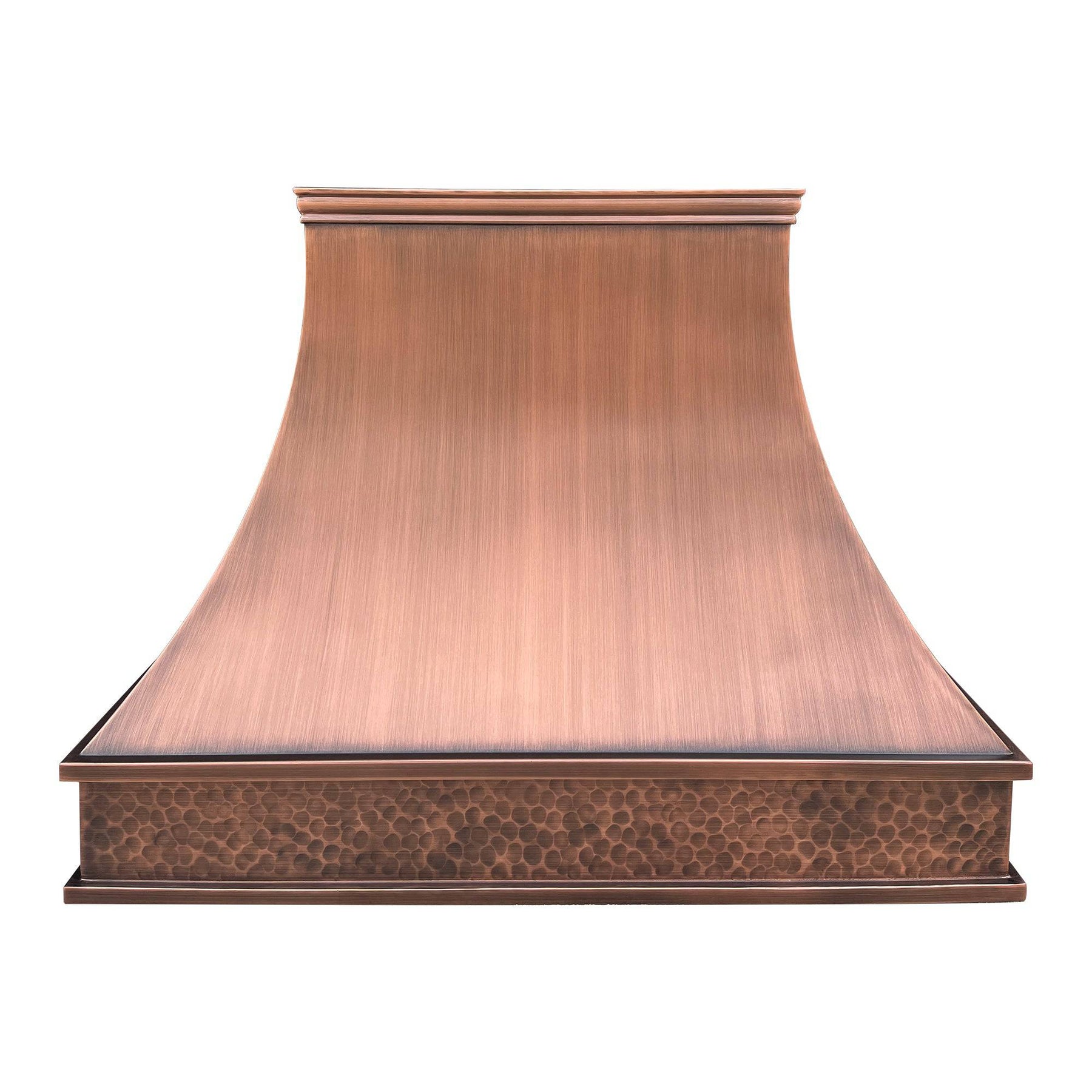 Fobest Tuscan Hammered Custom Copper Range Hood FCP-54 - Fobest Appliance