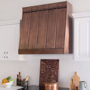 Fobest Box Design Custom Antique Copper Range Hood FCP-68 - Copper Range Hood-Fobest Appliance