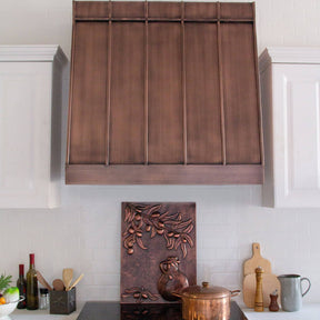 Fobest Box Design Custom Antique Copper Range Hood FCP-68 - Copper Range Hood-Fobest Appliance