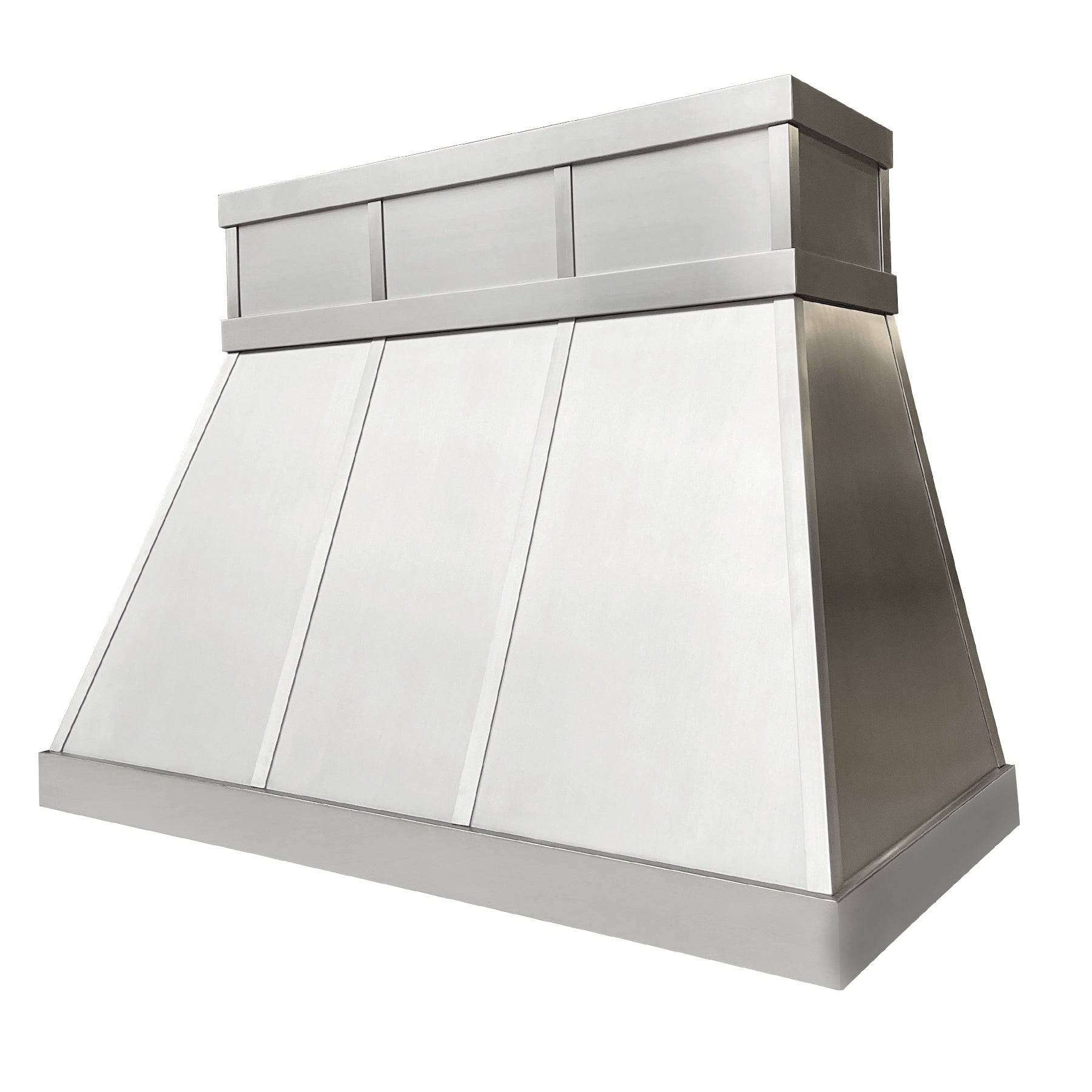 Fobest Chimney Design Custom Brushed Stainless Steel Range Hood FSS-18 - Stainless Steel Range Hood-Fobest Appliance