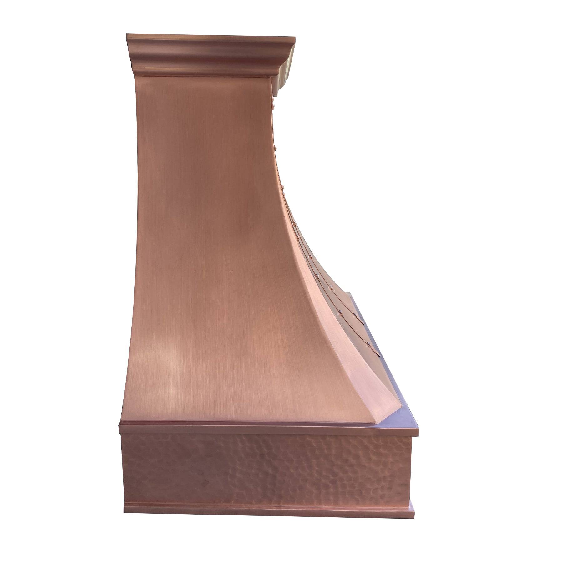 Fobest Classic Design Handmade Custom Natural Copper Range Hood FCP-107 - Copper Range Hood-Fobest Appliance