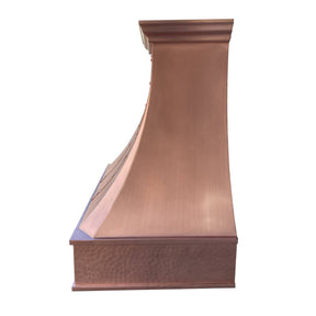 Fobest Classic Design Handmade Custom Natural Copper Range Hood FCP-107 - Copper Range Hood-Fobest Appliance