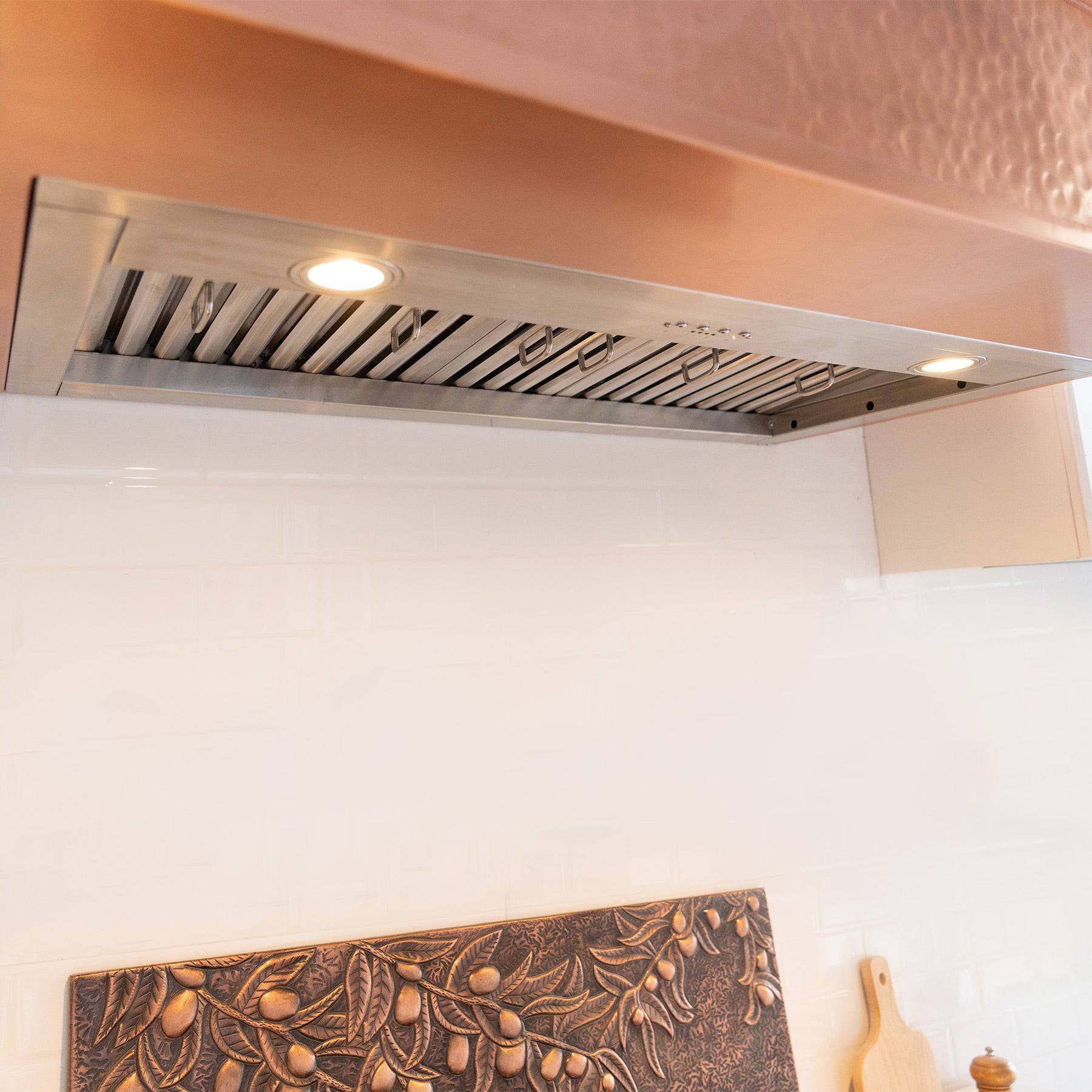 Fobest Classic Design Handmade Custom Natural Copper Range Hood FCP-107 - Copper Range Hood-Fobest Appliance