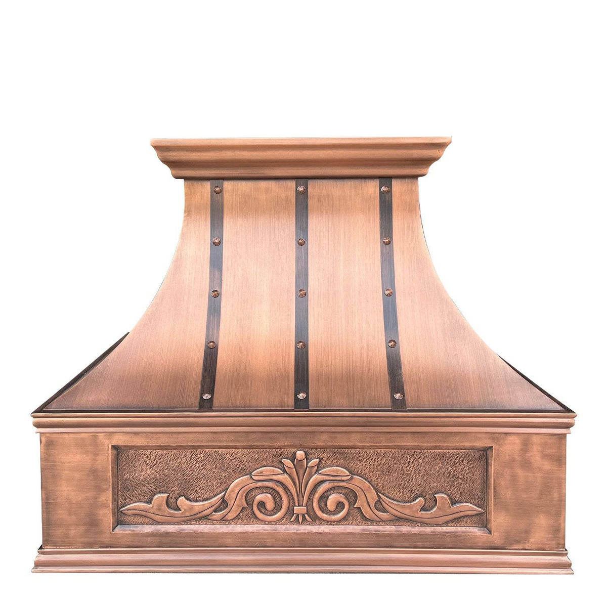 Fobest Custom Antique Copper Range Hood FCP-17 - Copper Range Hood-Fobest Appliance