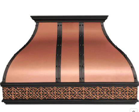 Fobest custom copper range hood FCP-2 for Simona - -Fobest Appliance