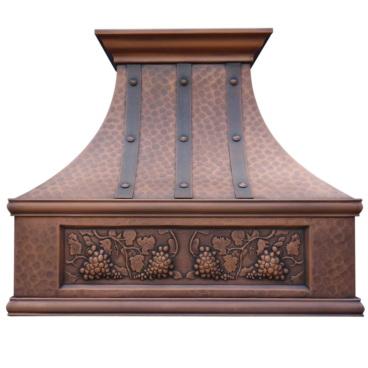 Fobest Custom Hammered Copper Stove Hood FCP-48 - Copper Range Hood-Fobest Appliance