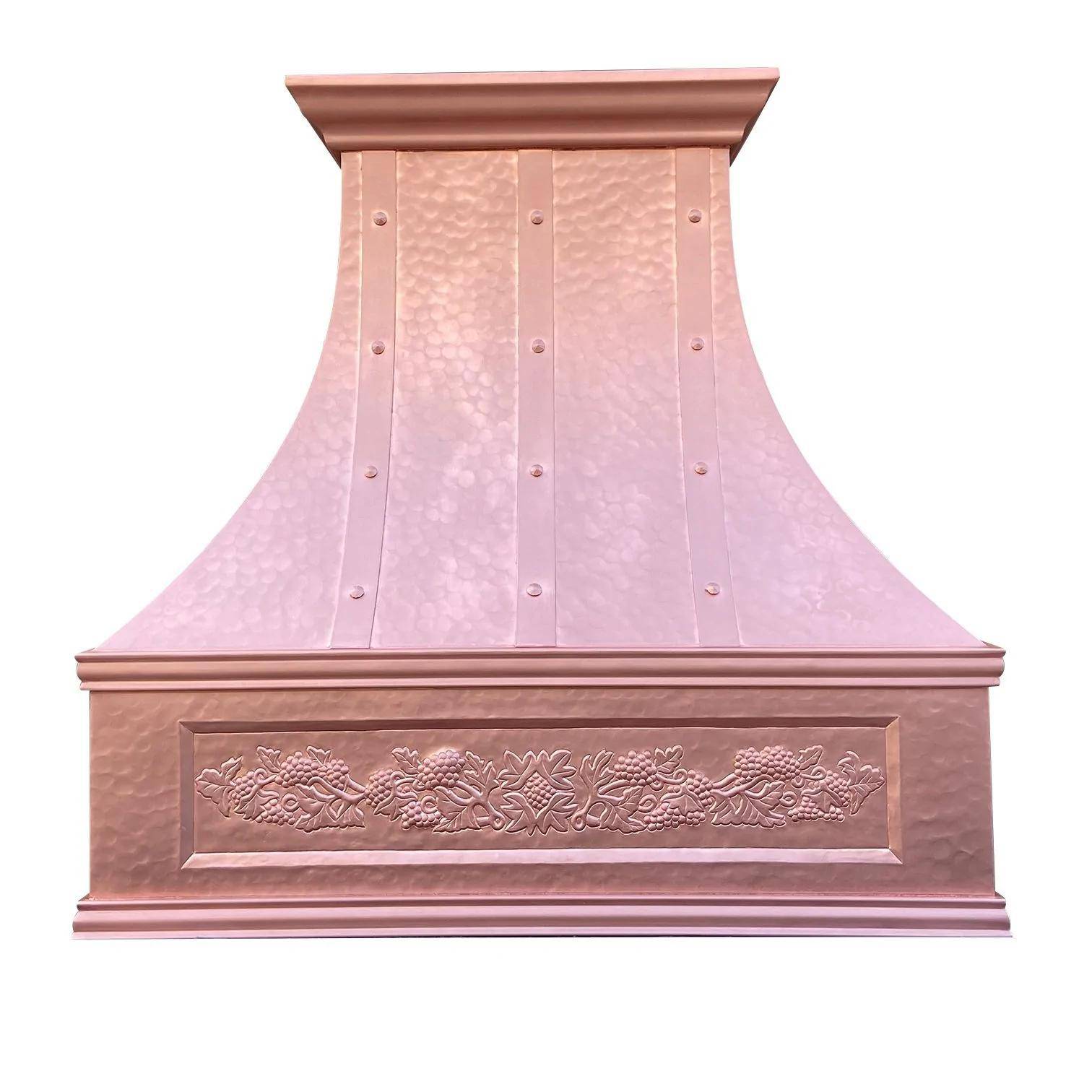 Fobest Custom Hammered Copper Stove Hood FCP-48 - Copper Range Hood-Fobest Appliance