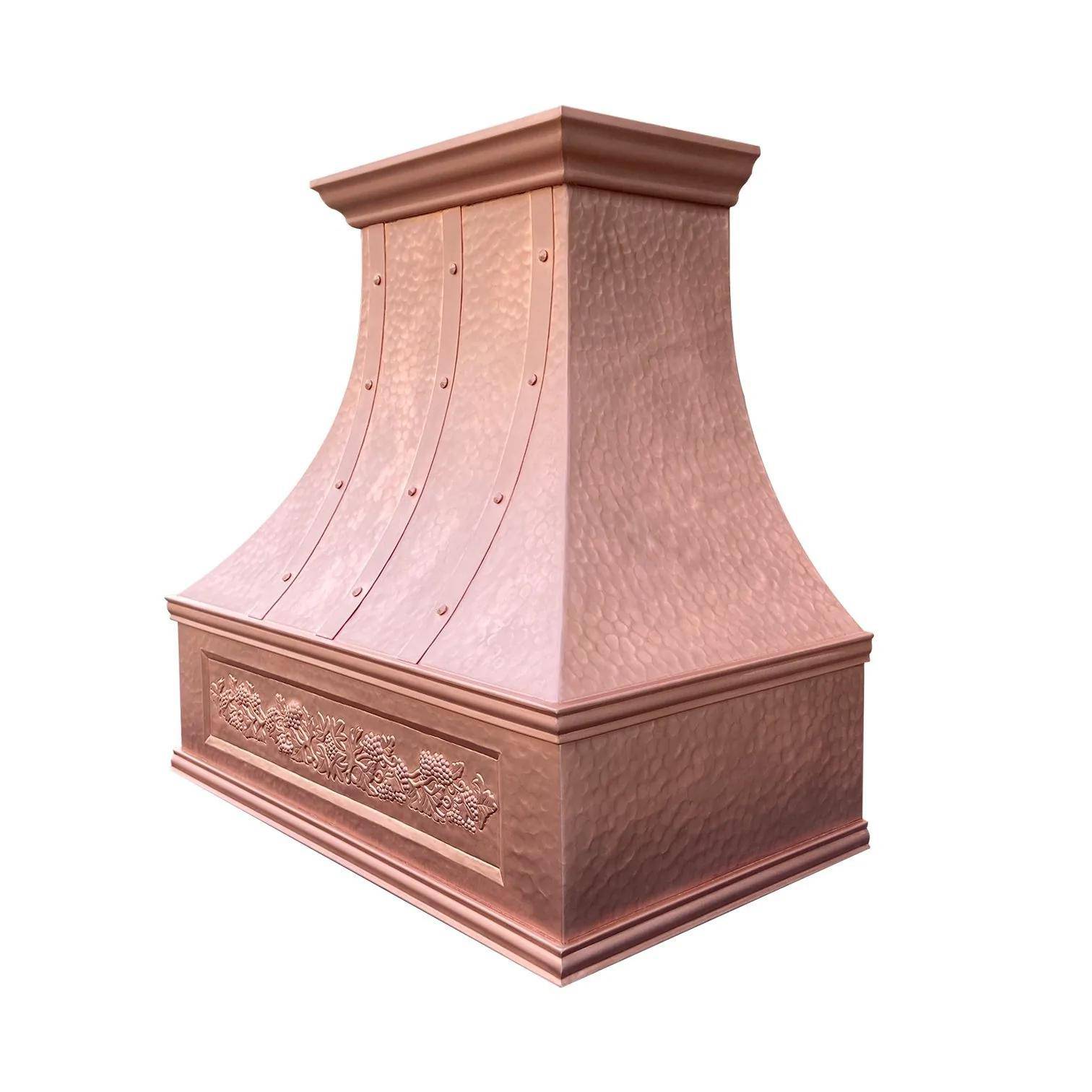 Fobest Custom Hammered Copper Stove Hood FCP-48 - Copper Range Hood-Fobest Appliance