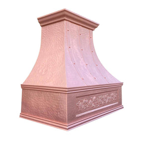 Fobest Custom Hammered Copper Stove Hood FCP-48 - Copper Range Hood-Fobest Appliance