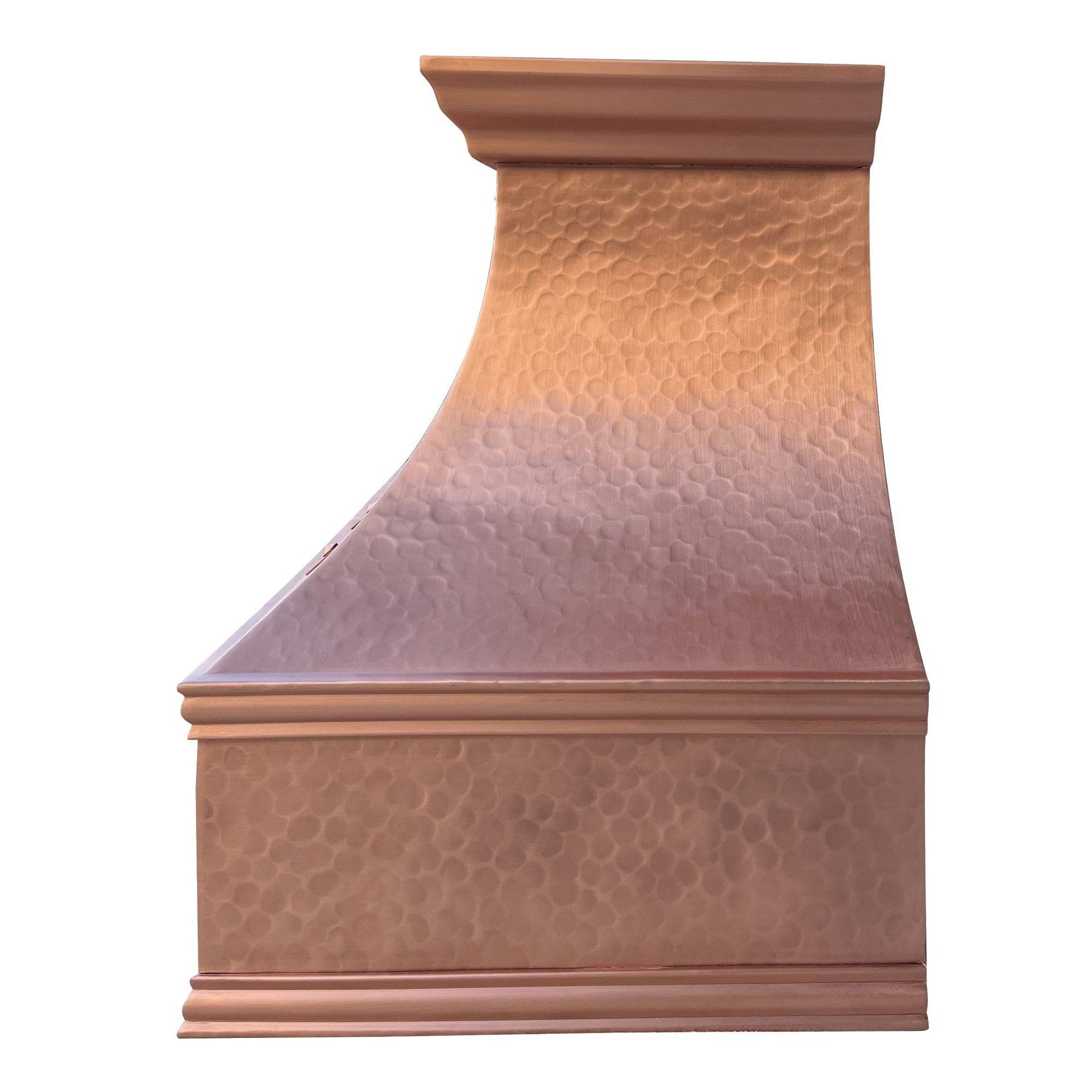 Fobest Custom Hammered Natural Copper Range Hood FCP-56 - Copper Range Hood-Fobest Appliance