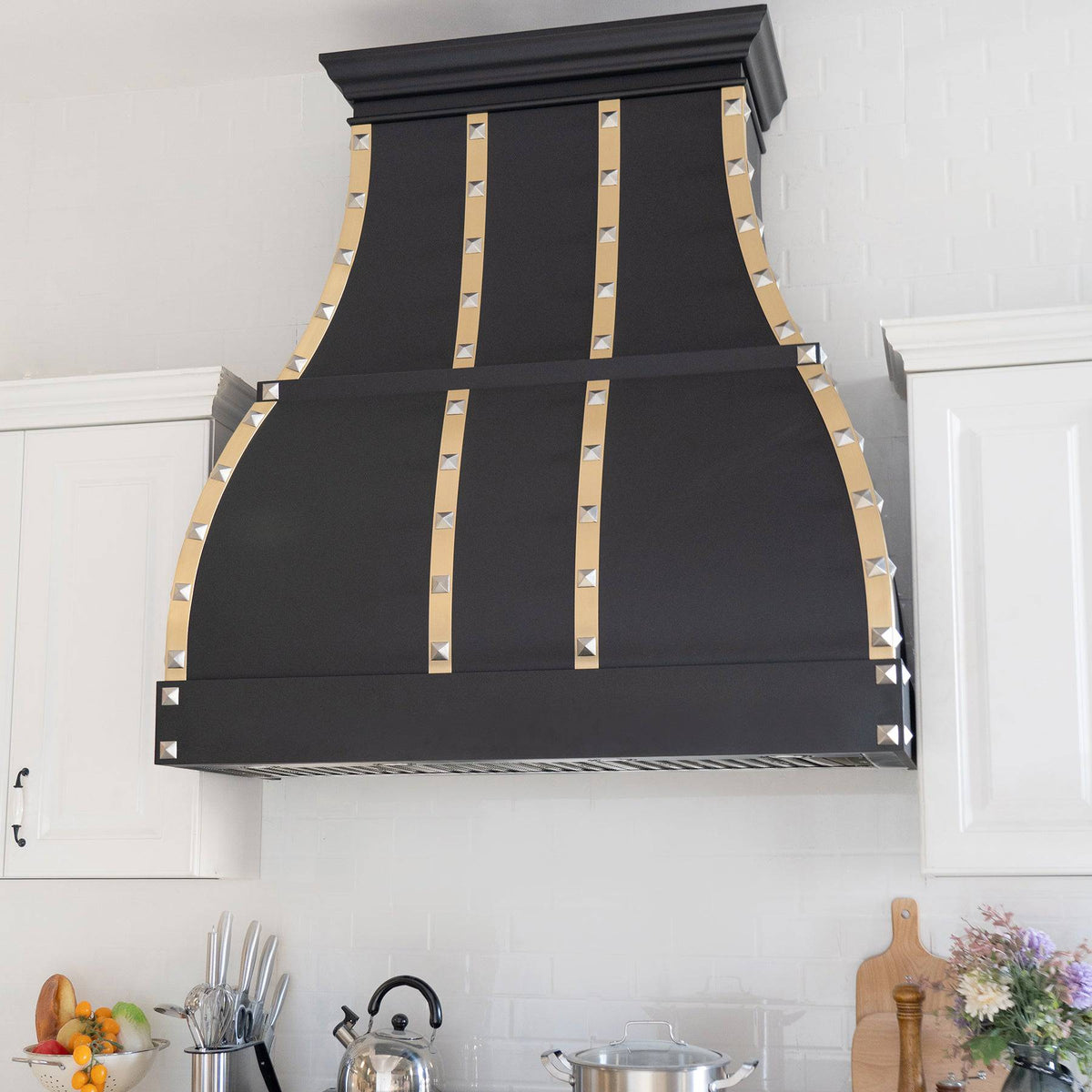 Fobest Classic  Black Stainless Steel Range Hood with Custom Design