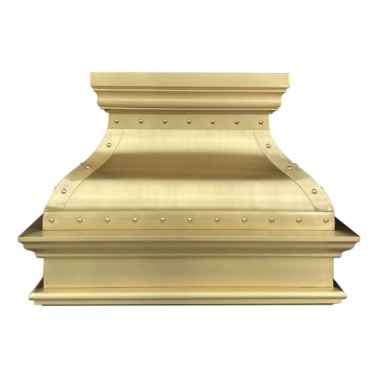 Fobest Custom Handcrafted Brushed Brass Range Hood FSS-123 - Stainless Steel Range Hood-Fobest Appliance