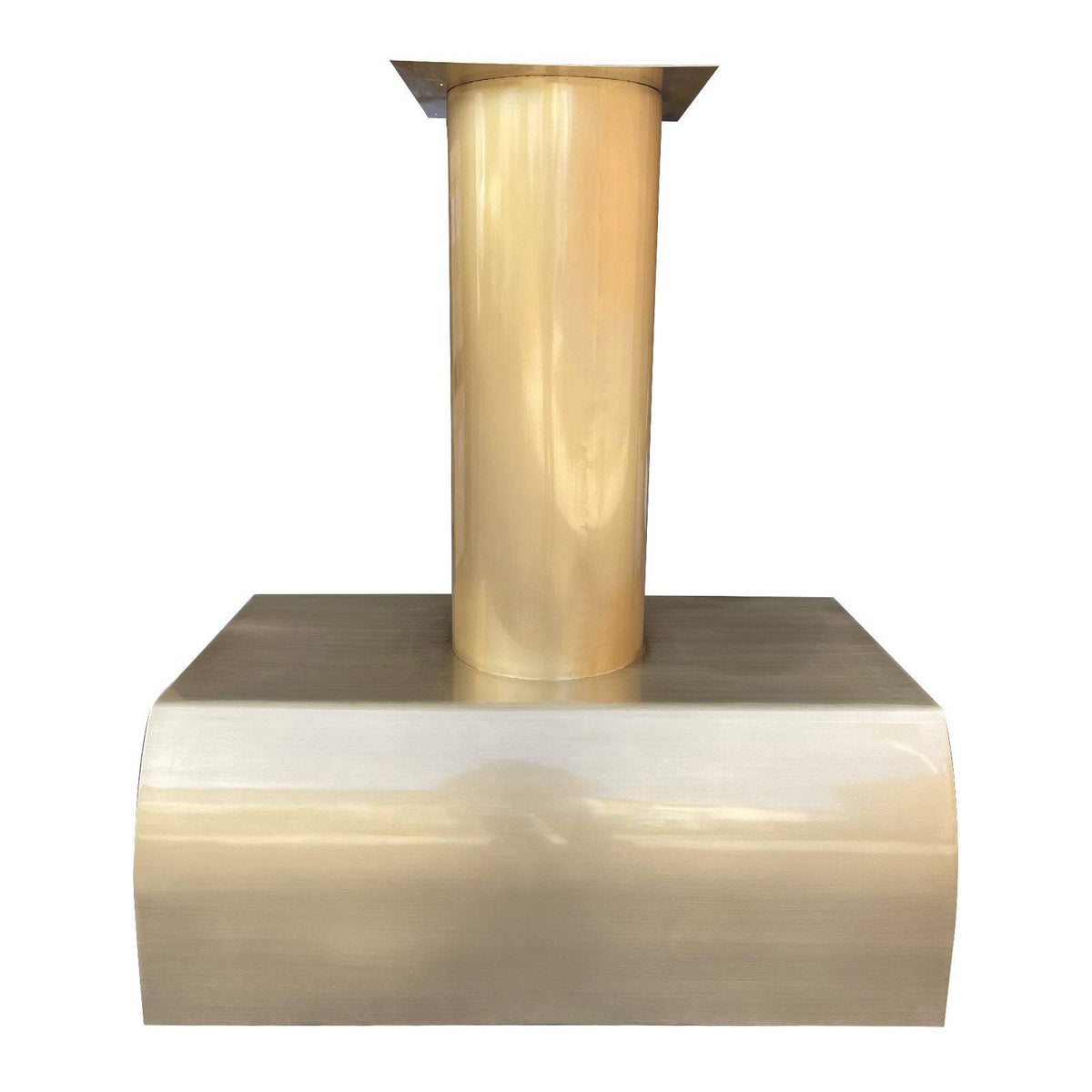 Fobest Custom Handcrafted Brushed Brass Range Hood FSS-136 - Stainless Steel Range Hood-Fobest Appliance