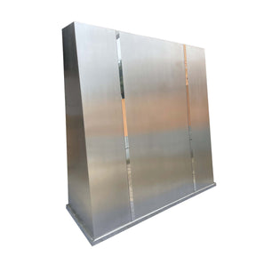 Fobest Custom Handcrafted Brushed Stainless Steel Range Hood FSS-133 - Stainless Steel Range Hood-Fobest Appliance
