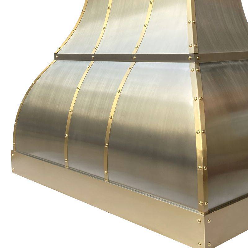 Fobest Custom Handcrafted Brushed Stainless Steel Range Hood FSS-50 - Stainless Steel Range Hood-Fobest Appliance