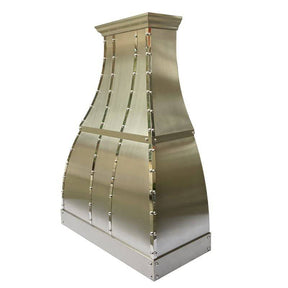 Fobest Custom Handcrafted Brushed Stainless Steel Range Hood FSS-50 - Stainless Steel Range Hood-Fobest Appliance