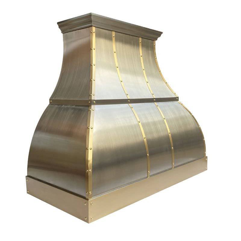 Fobest Custom Handcrafted Brushed Stainless Steel Range Hood FSS-50 - Stainless Steel Range Hood-Fobest Appliance