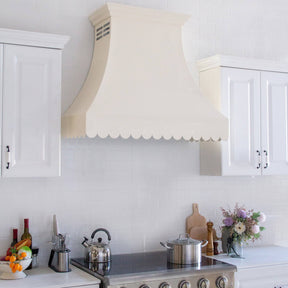 Fobest Custom Handcrafted Cream White Stainless Steel Range Hood FSS-70 - Stainless Steel Range Hood-Fobest Appliance