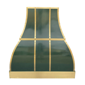 Fobest Custom Handcrafted Dark Green Stainless Steel Range Hood FSS-127 - Stainless Steel Range Hood-Fobest Appliance