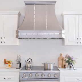 Fobest Custom Handcrafted Stainless Steel Range Hood with Classic Design FSS-6 - Stainless Steel Range Hood-Fobest Appliance