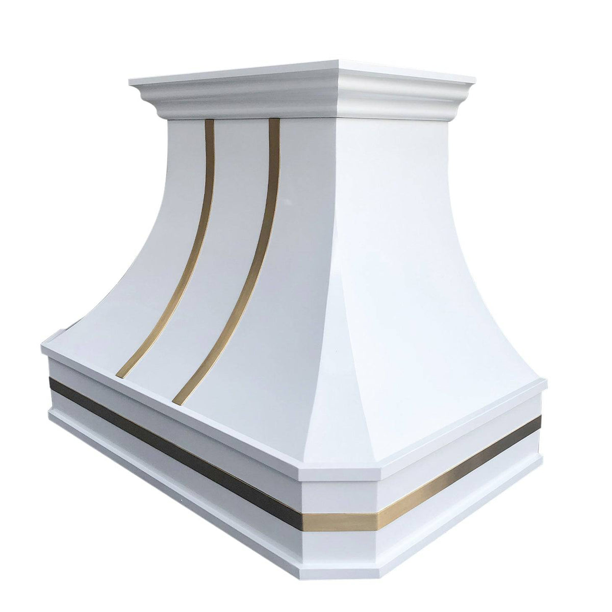 Fobest Custom Handcrafted White Stainless Steel Range Hood FSS-32 - Stainless Steel Range Hood-Fobest Appliance