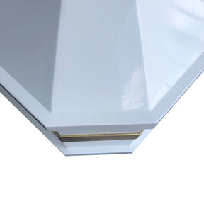 Fobest Custom Handcrafted White Stainless Steel Range Hood FSS-32 - Stainless Steel Range Hood-Fobest Appliance