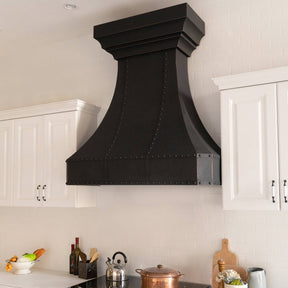 Fobest Custom Vintage Design Oil Rubbed Bronze Copper Range Hood with Retro Crown FCP-71 - Copper Range Hood-Fobest Appliance