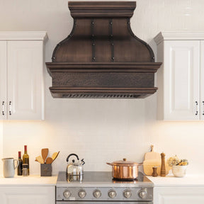 Fobest Farmhouse Custom Copper Range Hood FCP-8 - Copper Range Hood-Fobest Appliance