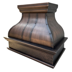 Fobest Farmhouse Custom Copper Range Hood FCP-8 - Copper Range Hood-Fobest Appliance